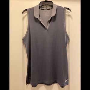 Nike Golf Dri-fit sleeveless polo golf shirt XL